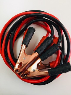 herramientas, jardines y exterior - Cable auxiliar para bateria de carro cables de emergencia  2