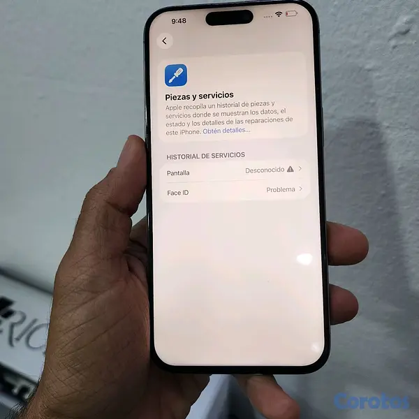 celulares y tabletas - iPHONE 15 PRO MQX 256GB CHIP FISICO 5