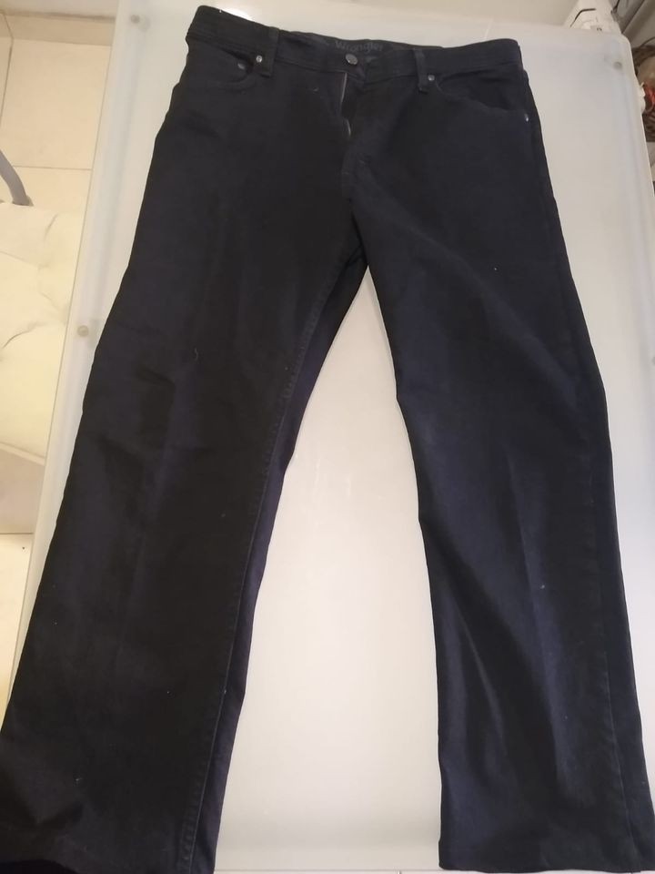 ropa para hombre - Pantalon Jean Wrangler Genuino 35x30 Negro 0