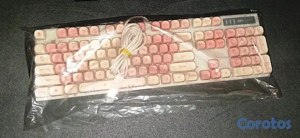computadoras y laptops - Teclado USB MageGee retroiluminado  2