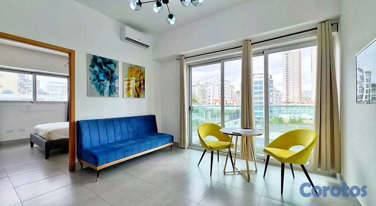 apartamentos - Apartamento de 1 habitación en Piantini 1