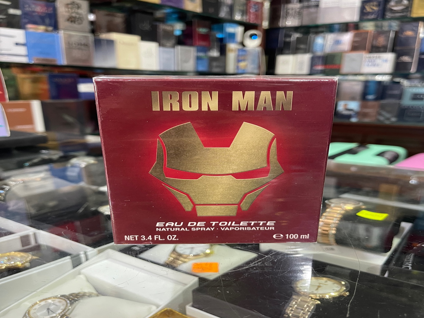 accesorios - Perfume Marvel “Iron Man” 3.4OZ - AL POR MAYOR Y AL DETALLE