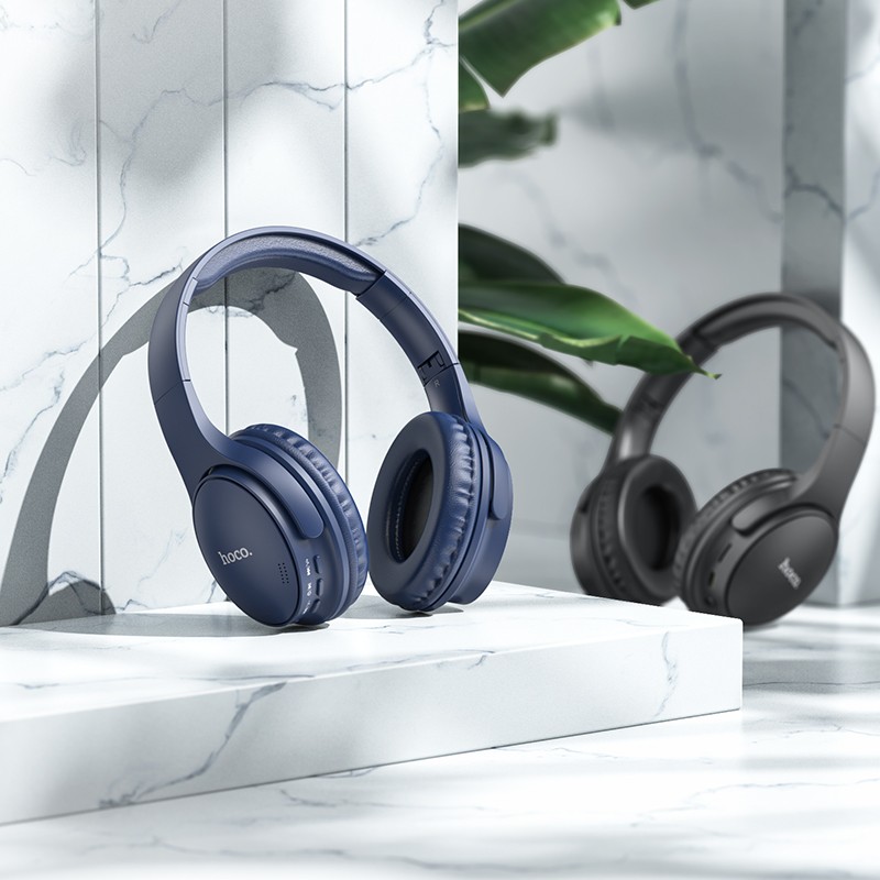 camaras y audio - Auriculares Bluetooth HOCO W40 Mighty BT - Negro