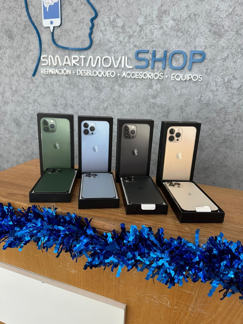 celulares y tabletas - IPHONE 13 PRO MAX 128GB  NUEVO EN SU CAJA OPEN BOX ( SOMOS TIENDA ) 0