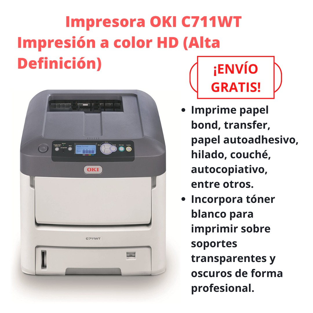 impresoras y scanners - Impresora OKI C711WT - Impresión a color HD (Alta Definición)