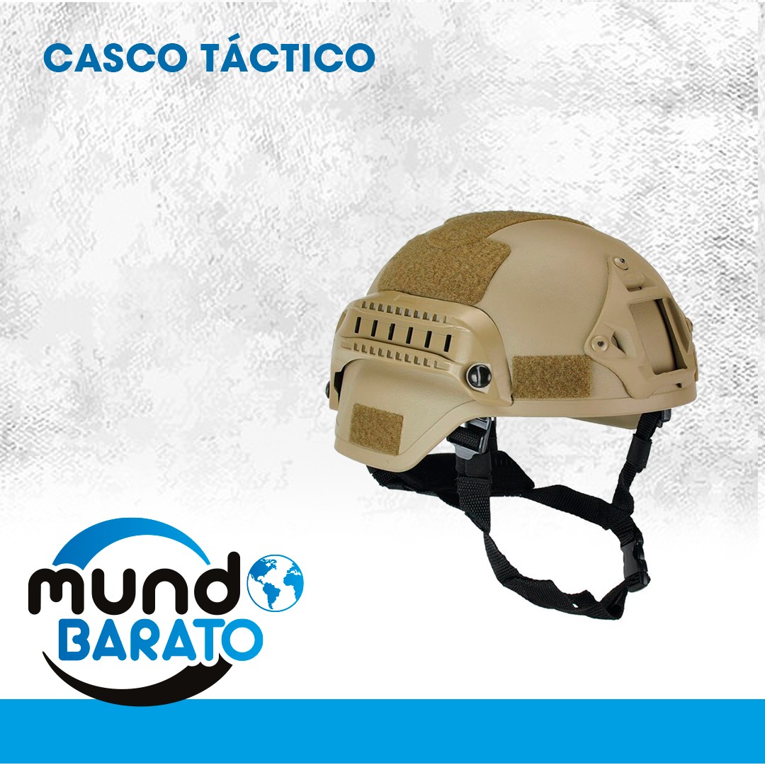 Artículos Deportivos - Casco Tactico Militar Painball Equipo De Protección Para Exterior Helmet Airsoft 1