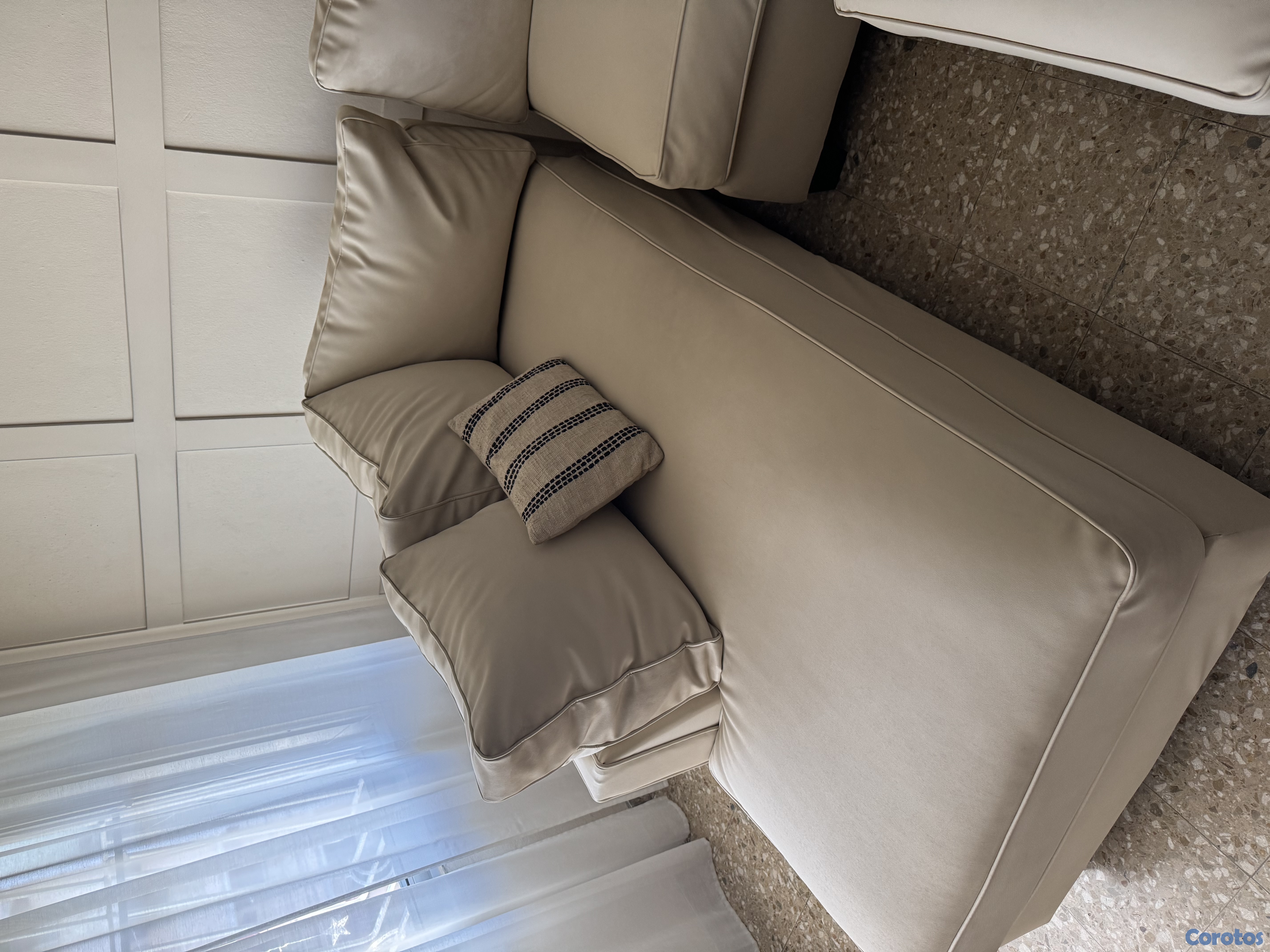 muebles y colchones - Mueble de sala con Otoman 4