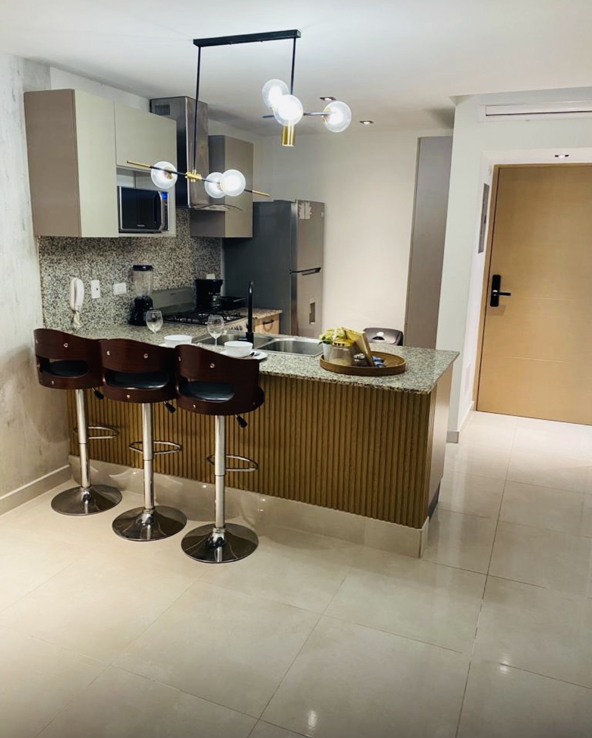 apartamentos - Apartamento Alquiler Amueblado Evaristo Morales. 3