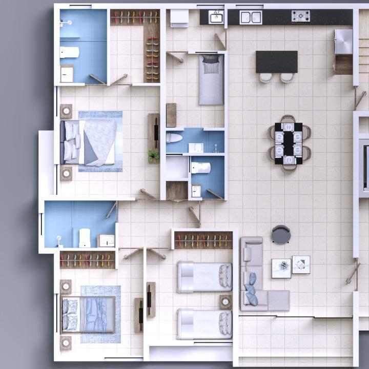 apartamentos - Apartamentos modernos en Torre II, Torre Géminis -  La Esmeralda, Santiago 10