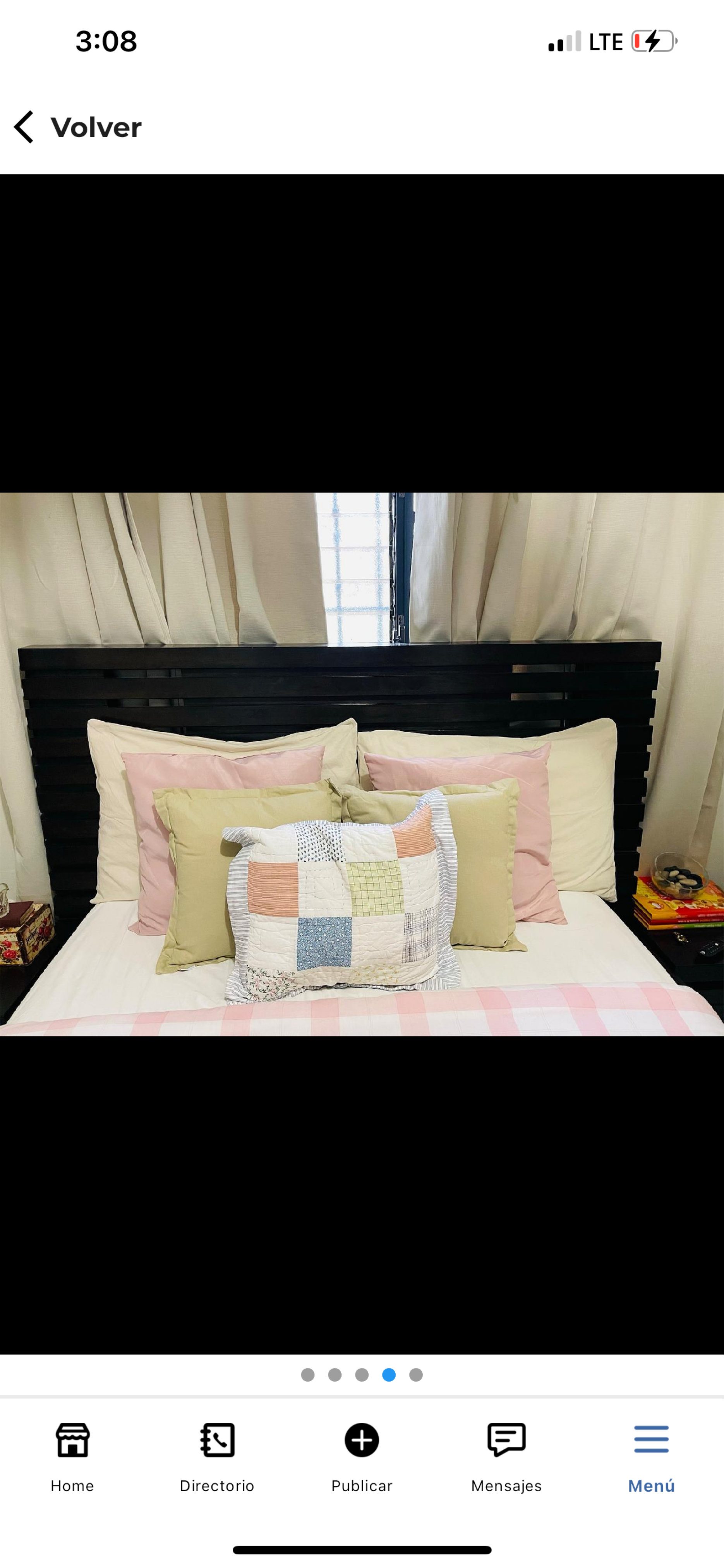 muebles y colchones - cama y colchón de Almacenes Unidos con dos mesas de noche 3