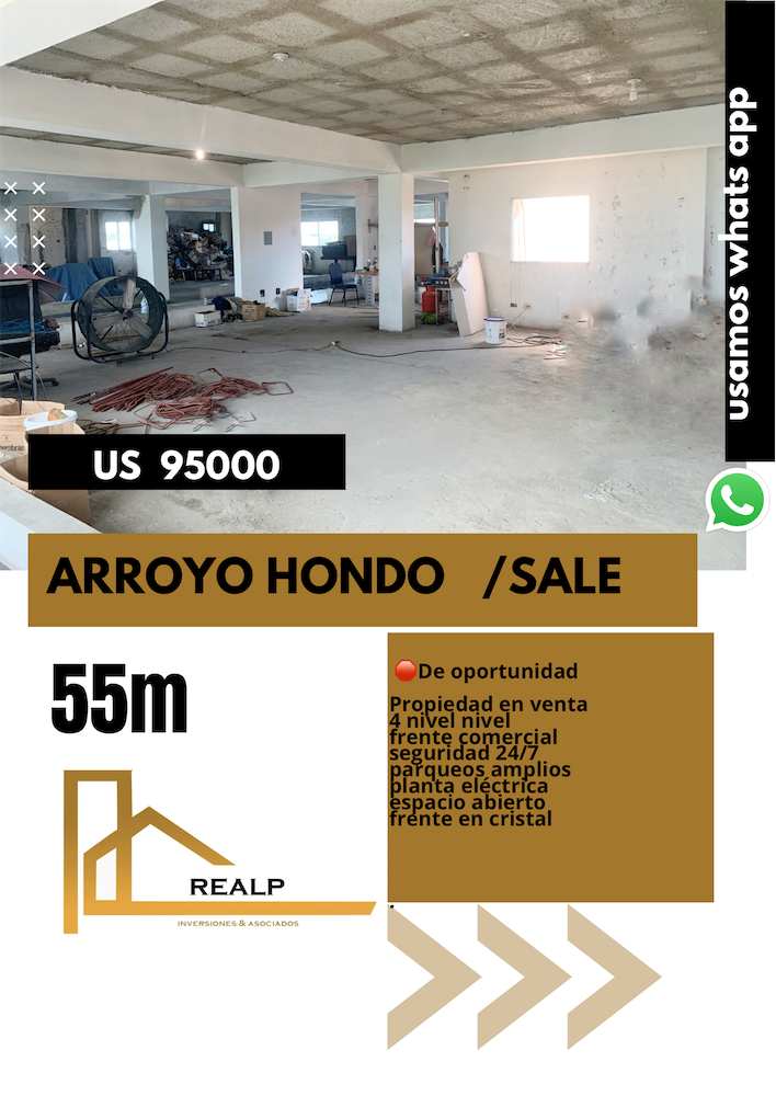 oficinas y locales comerciales - Local en arroyo hondo amplio 