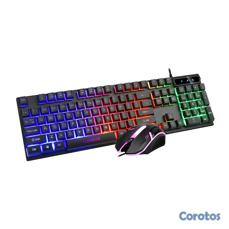 otros electronicos - Teclado y Mouse gaming Cadeve-9122 2