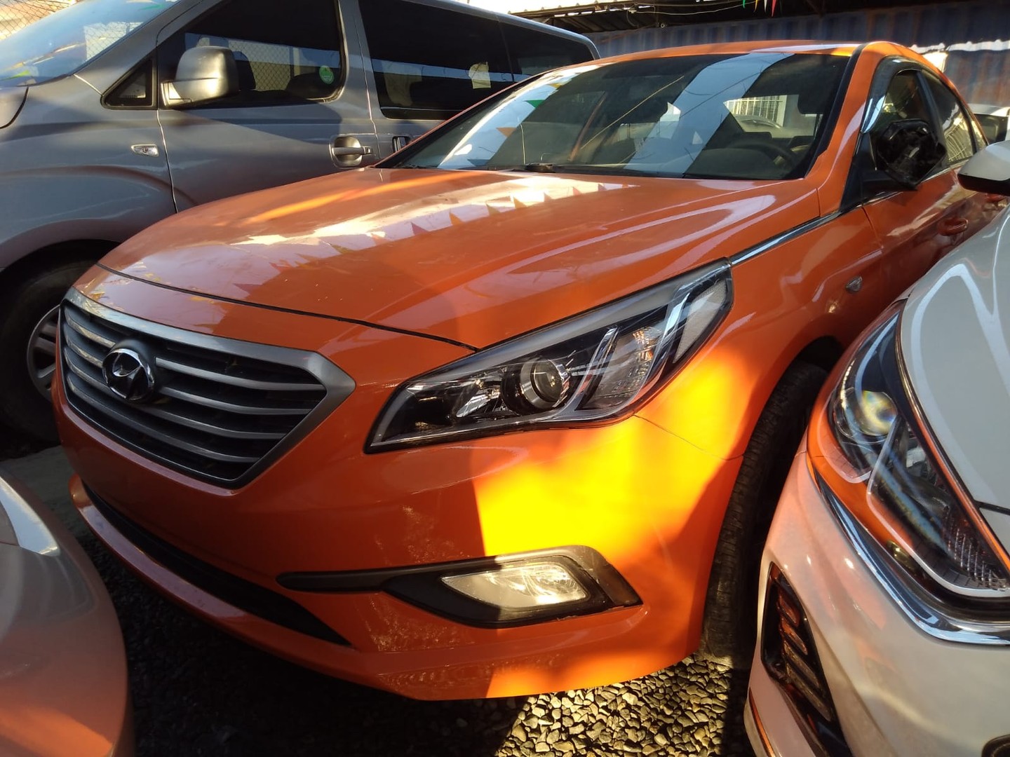 carros - HYUNDAI SONATA LF 2017 NARANJA