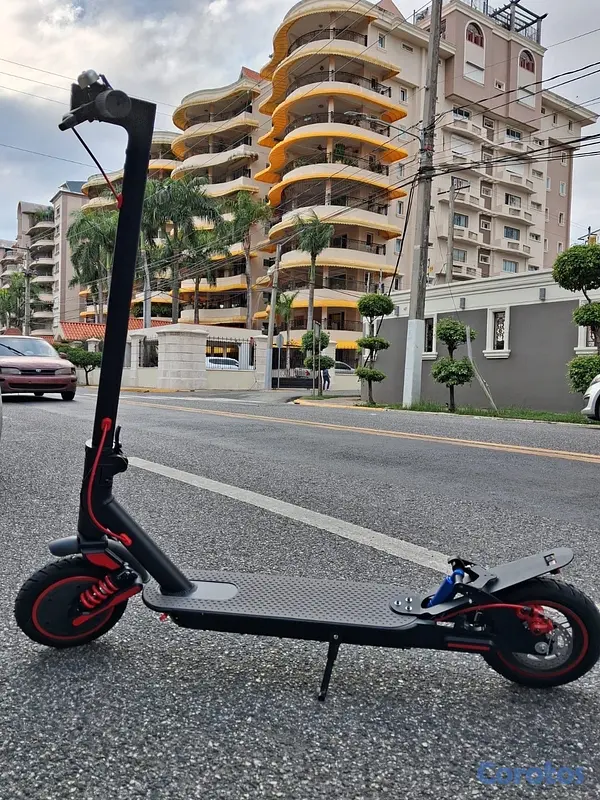 bicicletas y accesorios - Patinetas E-Scooter Con Amortiguadores y Luces  4