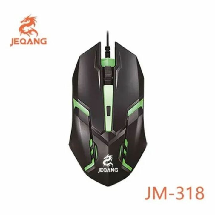 computadoras y laptops - MOUSE GAMING JEQANG JM-318 USB GAMER RGB 1