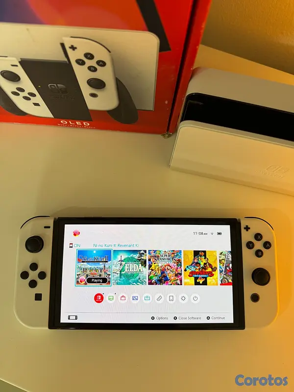 consolas y videojuegos - Nintendo switch oled + accesorios  4