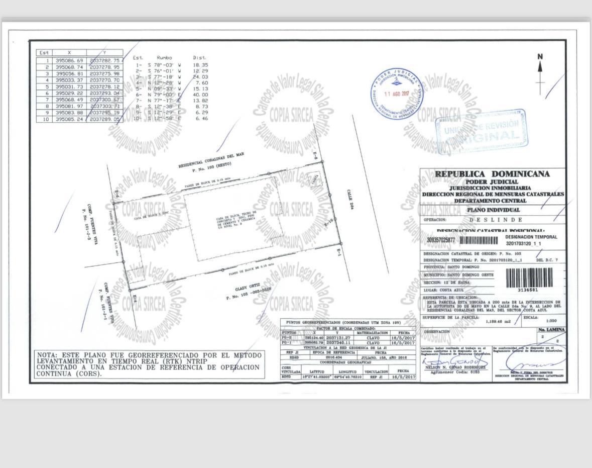 solares y terrenos - Vendo Solar  Para Desarrolo de Proyecto con Planos