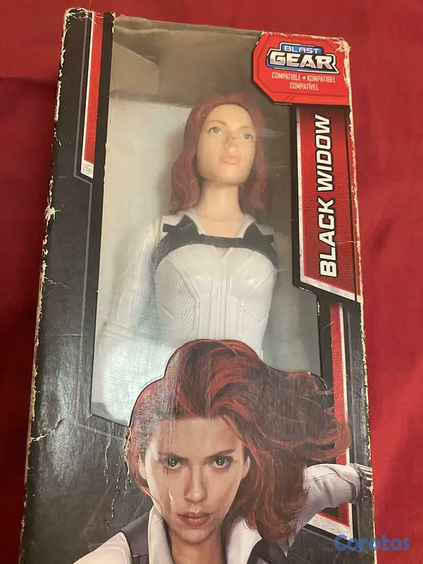 juguetes - Black Widow Super Hero Figura ! 12" Grande ! 100%  2