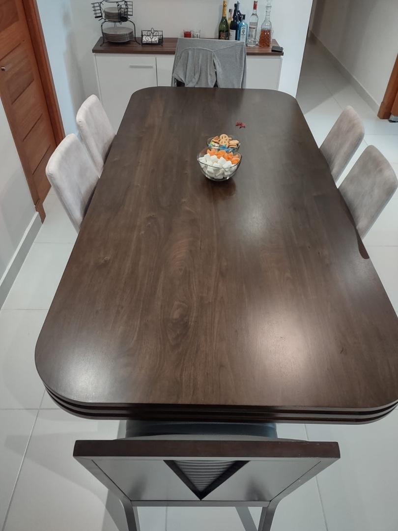 muebles y colchones - Comedor de 8 sillas  2