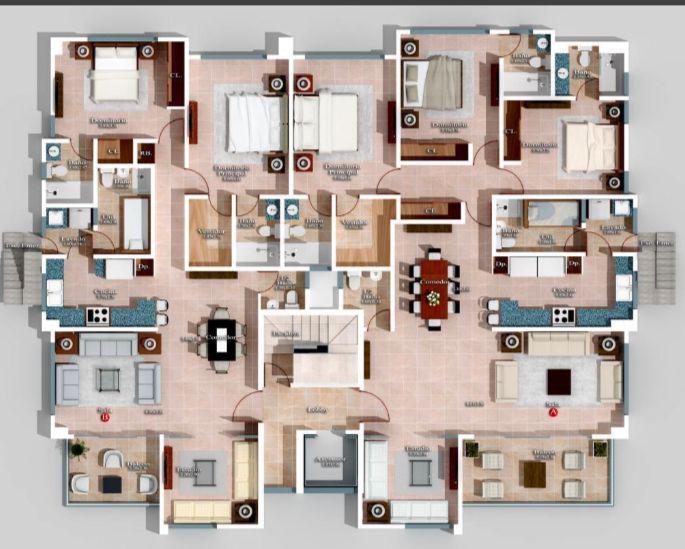 apartamentos - Proyecto de Apartamentos en venta en Los Cacicazgos 5