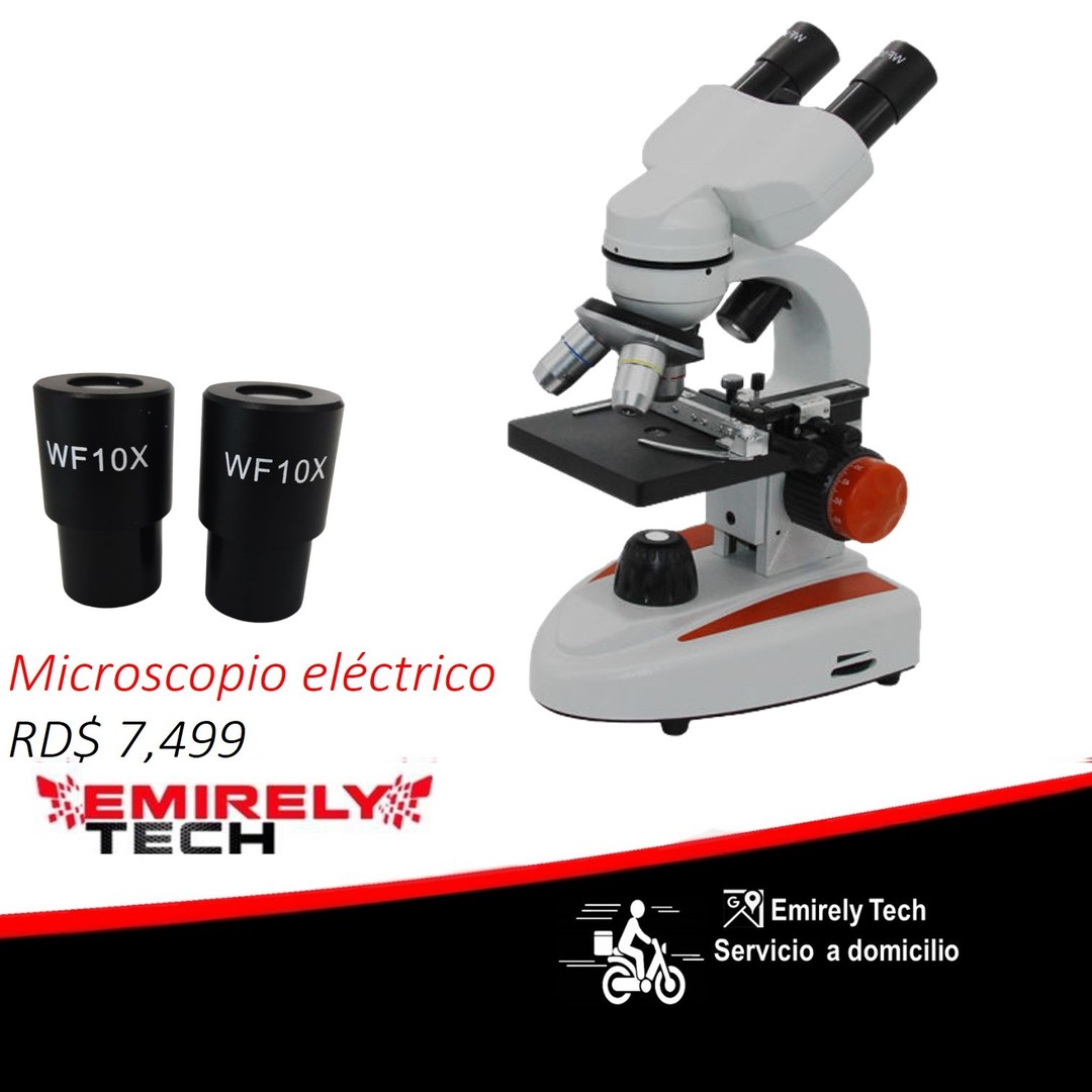 otros electronicos -  Microscopio electrico binocular biologico profesional para examen clínico 