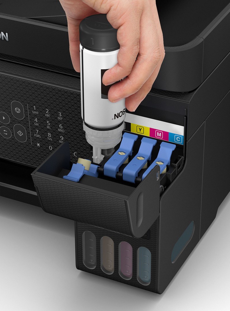 impresoras y scanners - EPSON ECOTANK L5590 MULTIFUNCION IMPRIME, COPIA Y ESCANEA, INALAMBRICA,BOTELLA 1