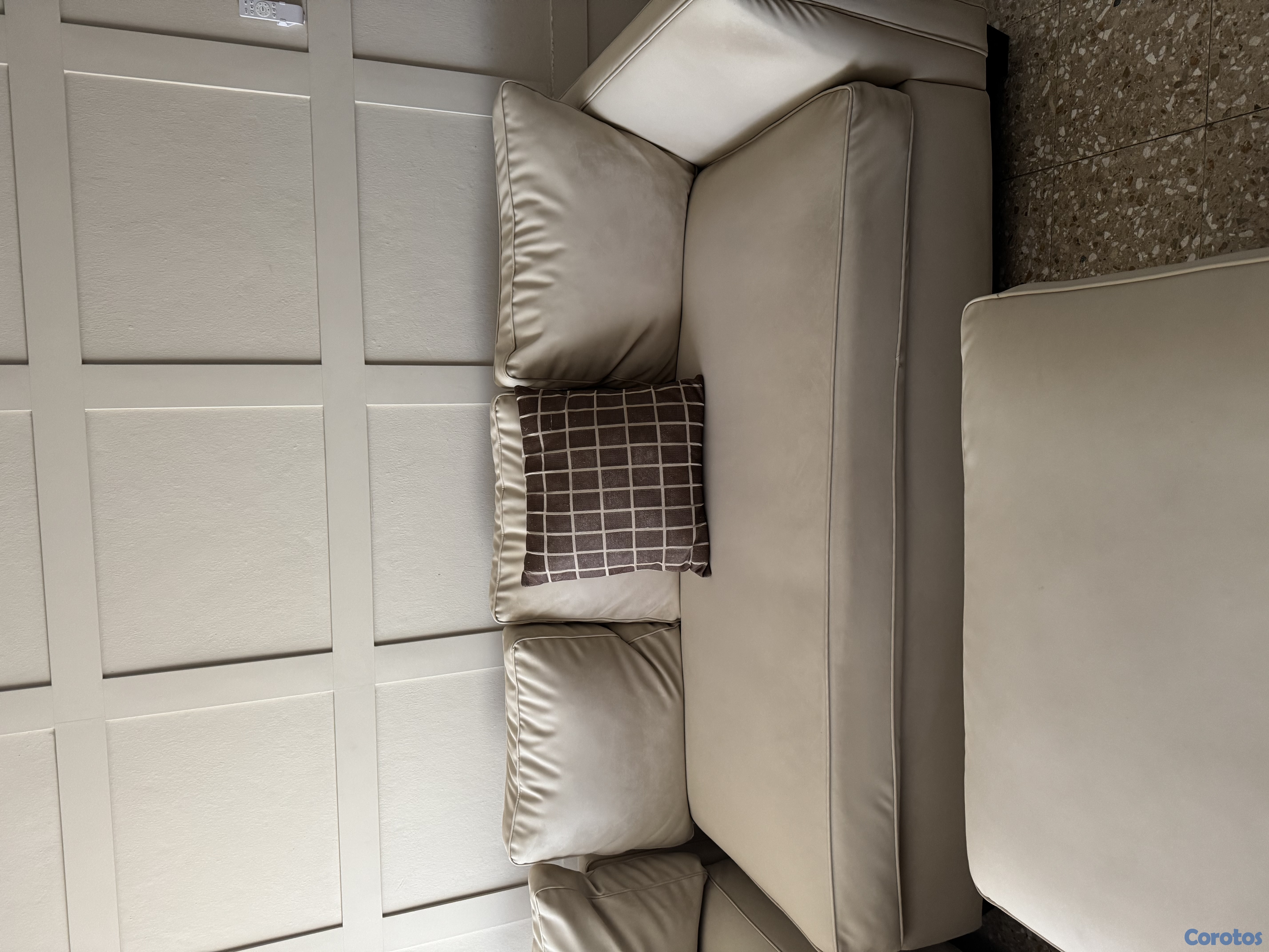 muebles y colchones - Mueble de sala con Otoman 2