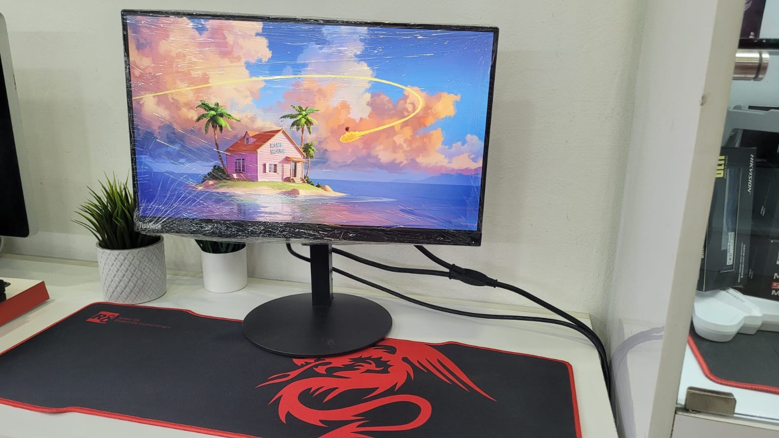 computadoras y laptops - Monitor Lenovo sin borde, 22 Plg , Hdmi , Vga , Display port 75 hz , IPS , 1080P 2