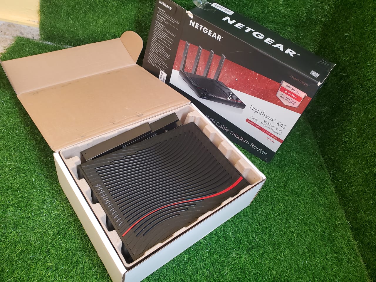 consolas y videojuegos - NETGEAR Nighthawk X4S DOCSIS 3.1, enrutador módem  2
