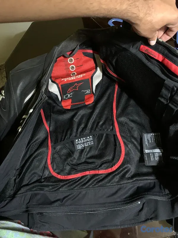 ropa para hombre - Chaleco de cuero Alpinestars 3