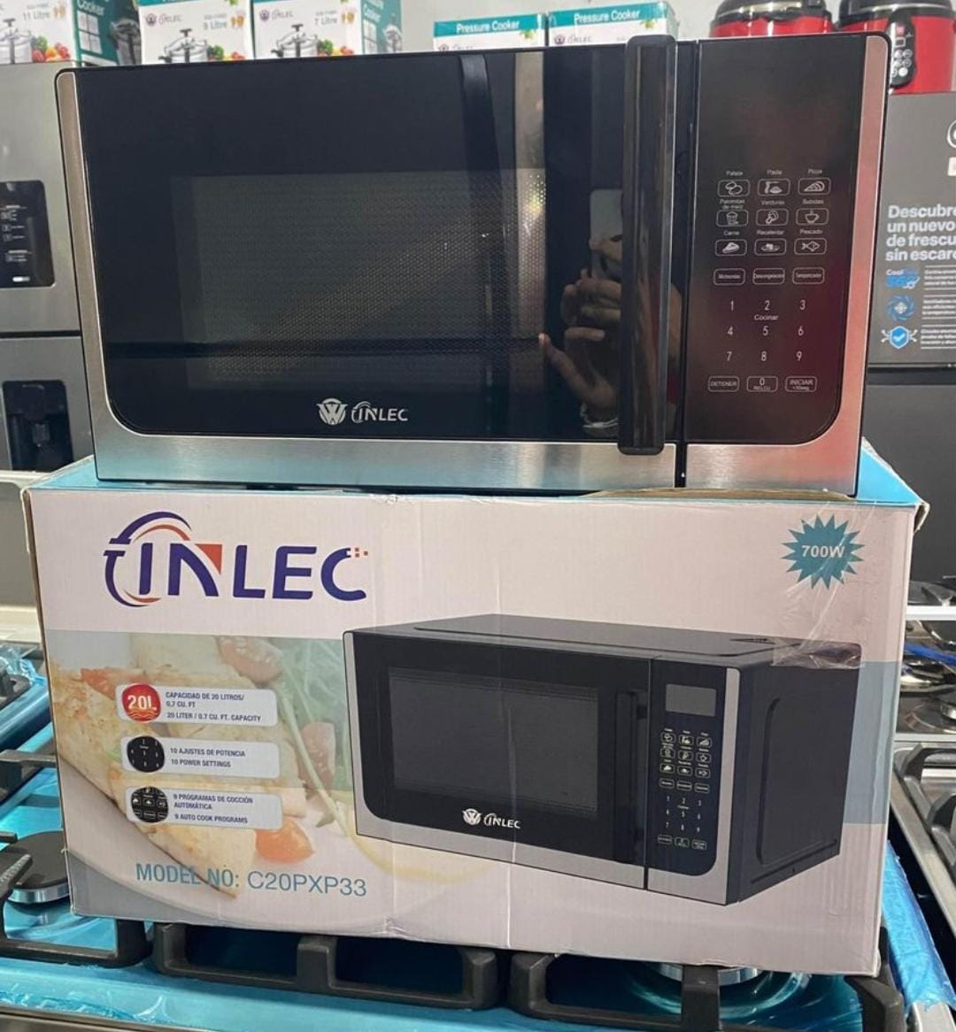 electrodomesticos - Microondas Inlec 0.7 pies cúbicos 
20 litros 
Modelo C20PXP33
 1