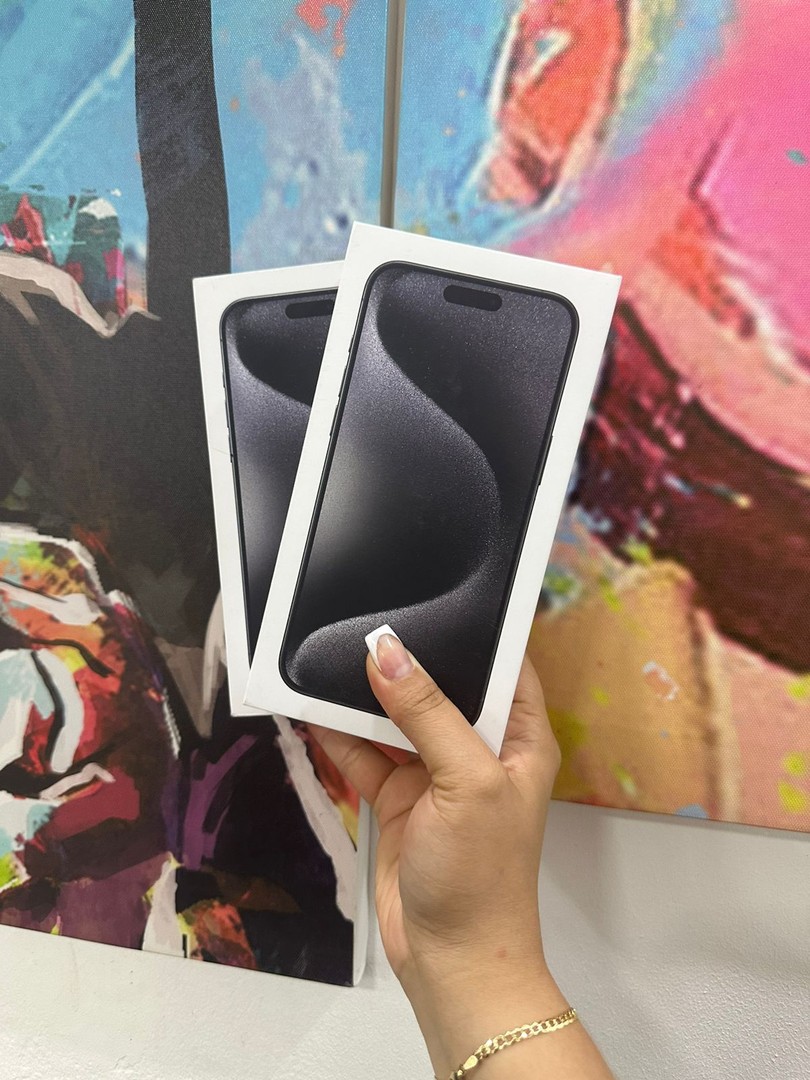 celulares y tabletas - IPHONE 15 PRO MAX E-SIM 512GB BLACK TITANIUM FACTORY CLEAN SELLADO
