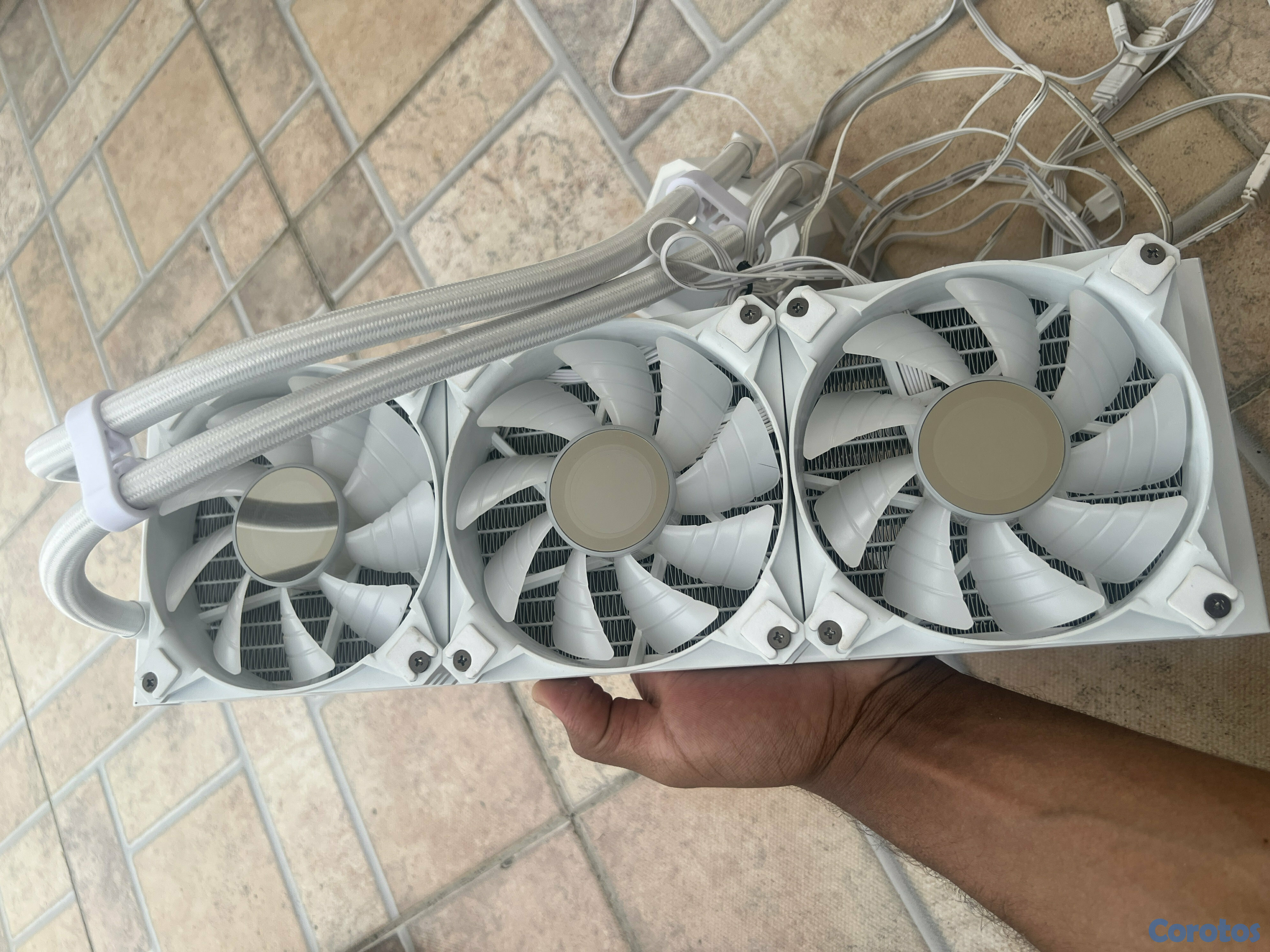 computadoras y laptops - Enfriador líquido todo en uno 360s, pantalla LC... 1