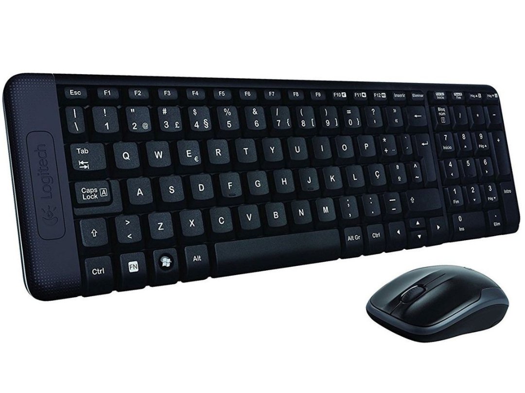 computadoras y laptops - TECLADO MOUSE LOGITECH MK220 USB WIRELESS RECEIVER 2.4GHZ WIRELESS, ESPAÑOL 1