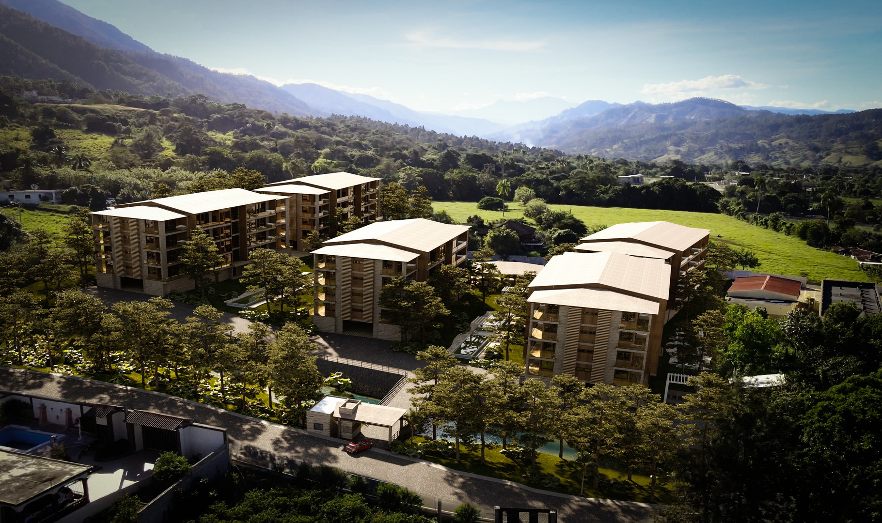 apartamentos - Proyecto de apartamento de 1 habitación en Jarabacoa