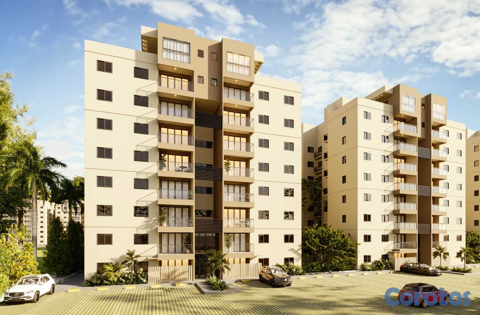 apartamentos -  Torres de lujo, áreas verdes, deportivas,casa clu 3