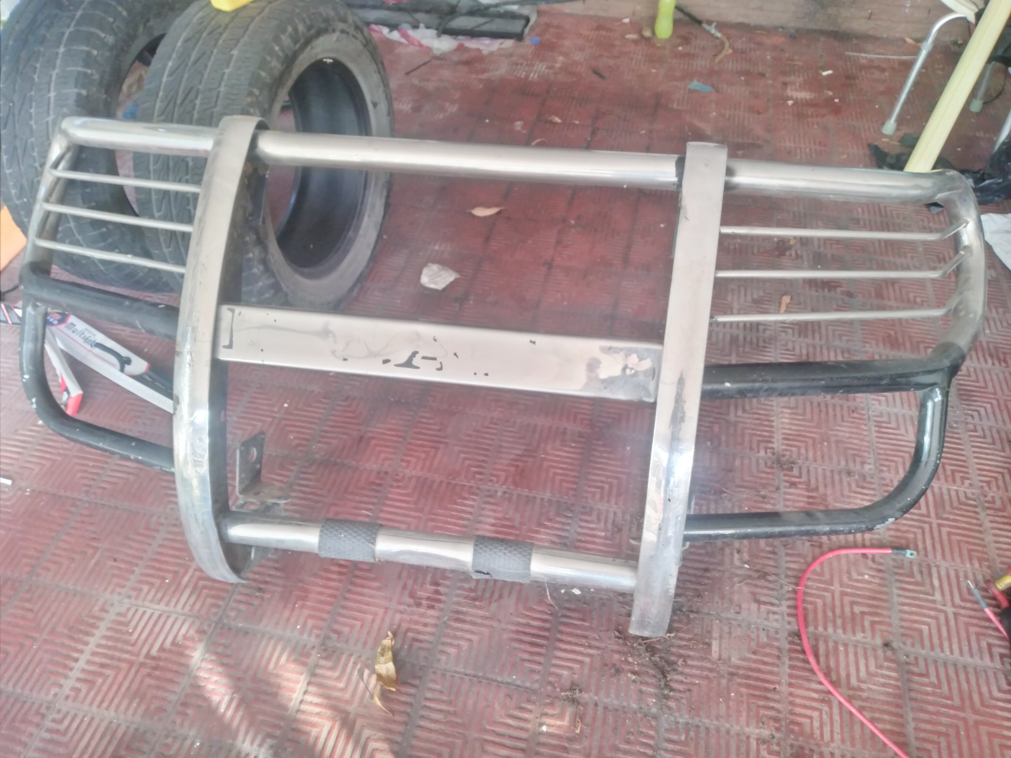 accesorios para vehiculos - Defensa rompe monte land crusier