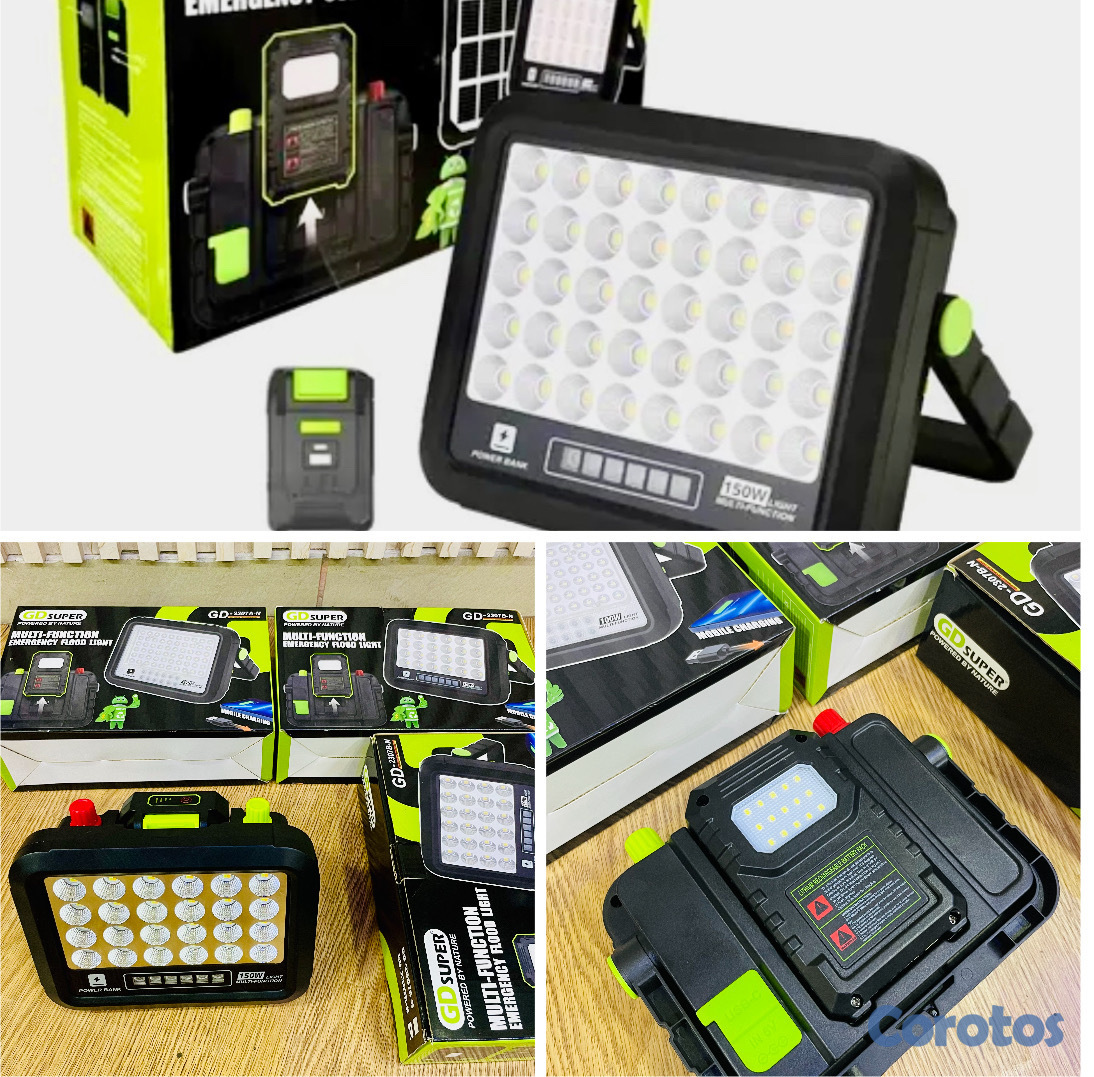 otros electronicos - ✨👌Luz led portatil de 150w de pontencia.
Trae bateria que funciona como Pawer   2