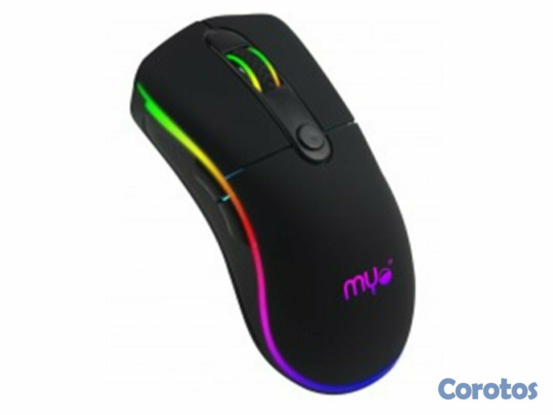 computadoras y laptops - MOUSE GAMING MYO SERIE 8, SENSOR ÓPTICO 6 BOTONES, VELOCIDAD DEL MOUSE AJUSTABLE
