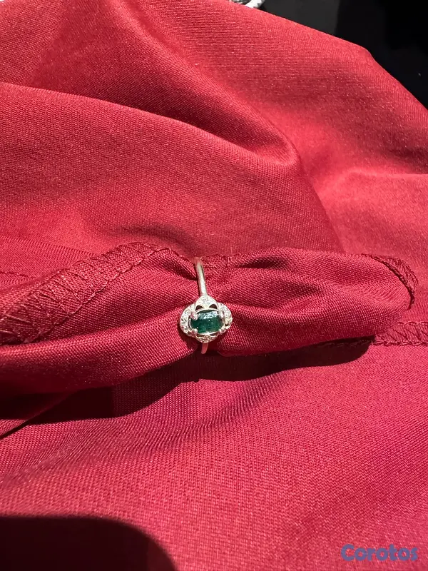 joyas, relojes y accesorios - Anillo de Esmeraldas  2