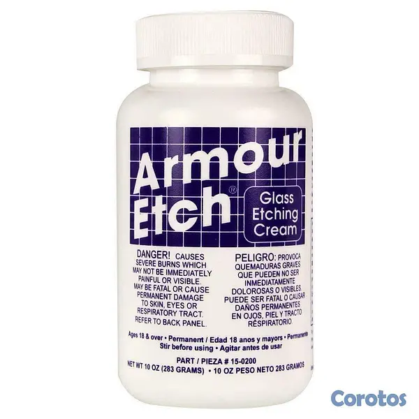 otros electronicos - Crema para vidrios (Armour Etch Cream) 2