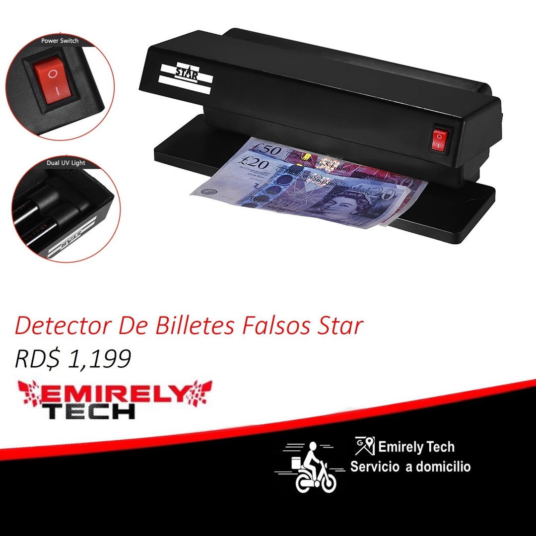 otros electronicos -  Detector De Billetes Falsos Maquina Detector Dinero Falso
