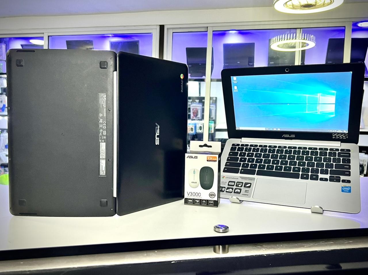 computadoras y laptops - Laptop Asus C200M Celeron 2/4Gb RAM 16SSD w10para usarse conectada. 1