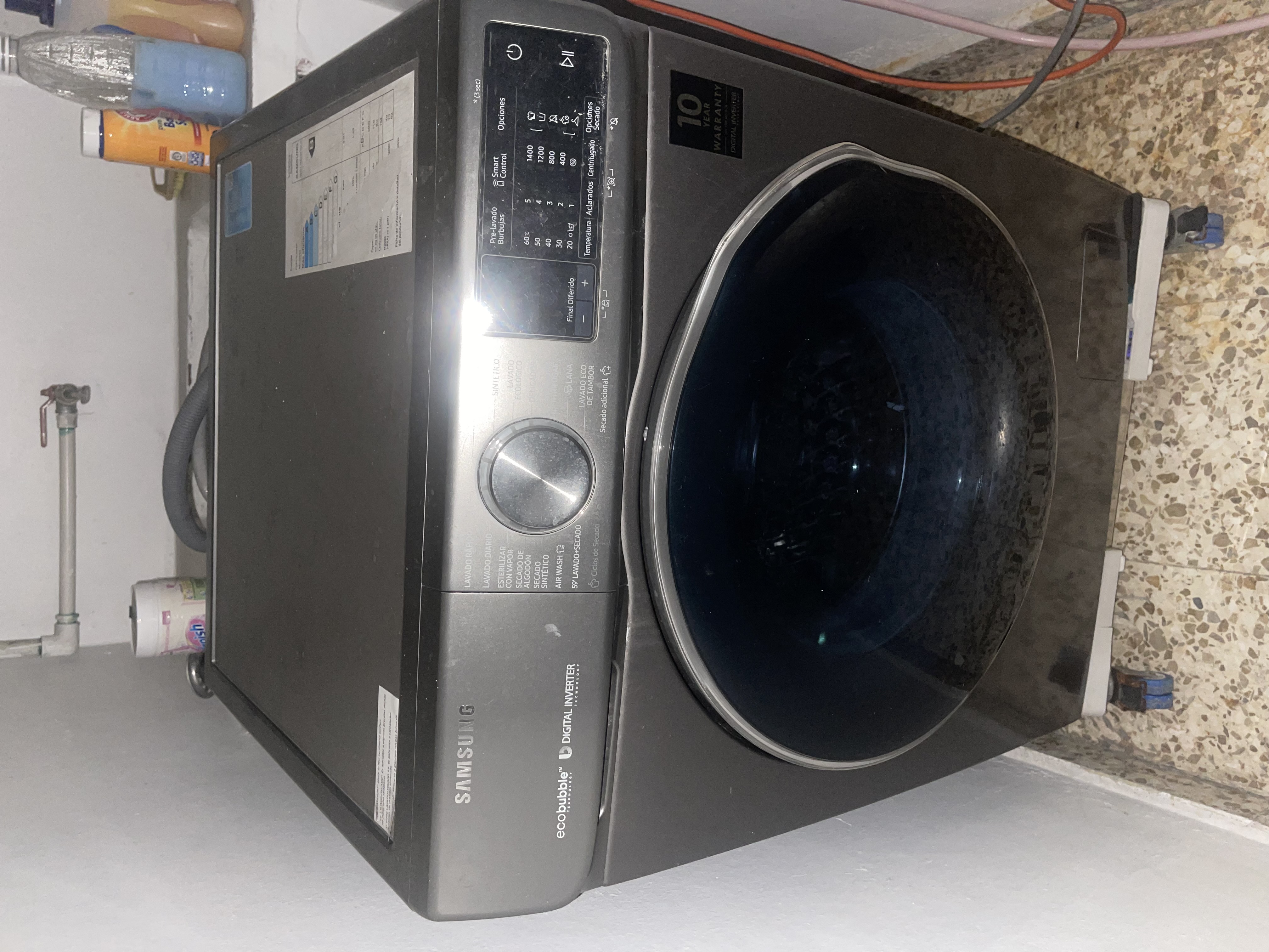 electrodomesticos - Vendo lavadora-secadora Samsung 24lb usada 1