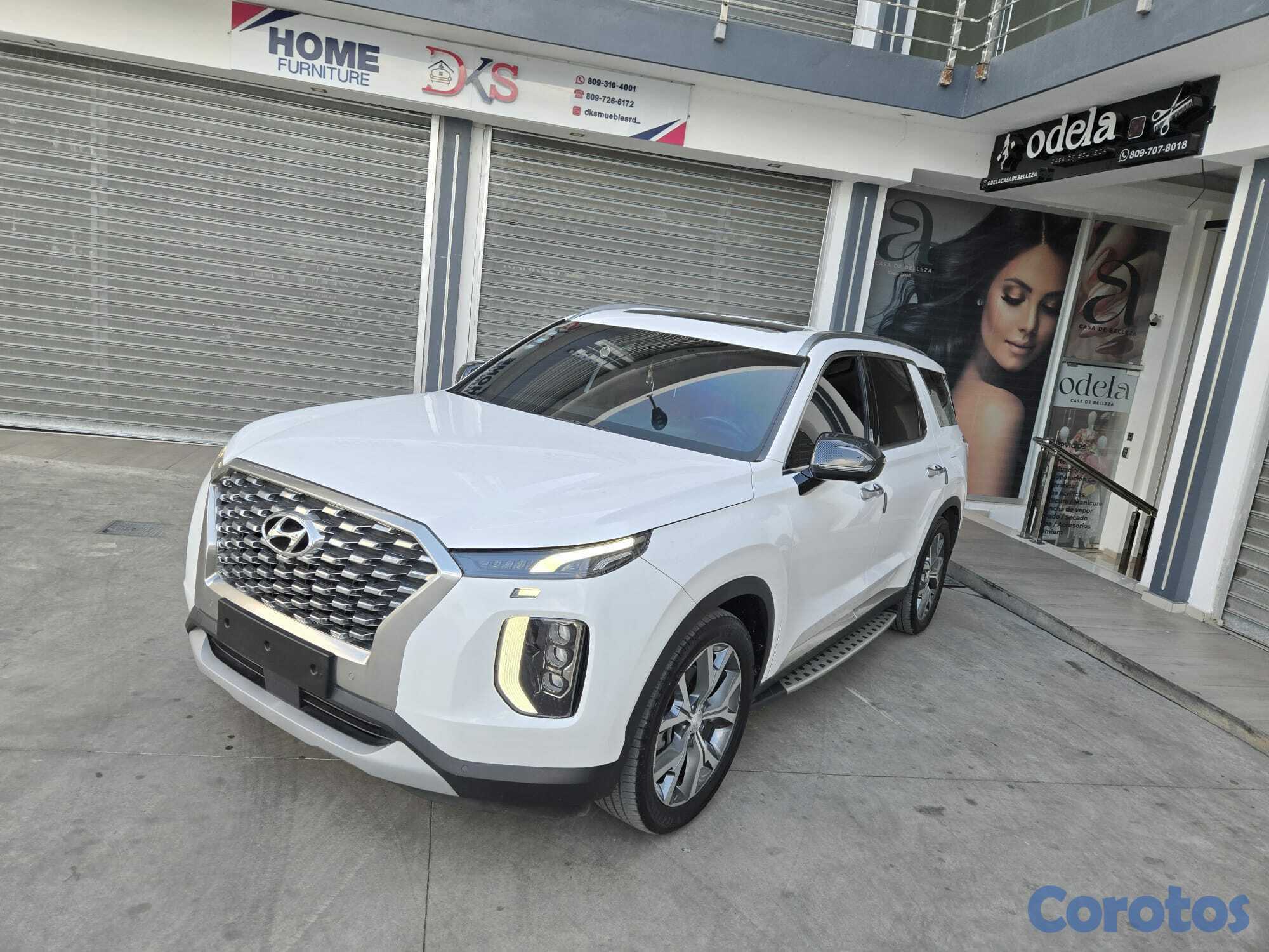 jeepetas y camionetas - HYUNDAI PALISADE 2019 BLANCA GASOLINA 6