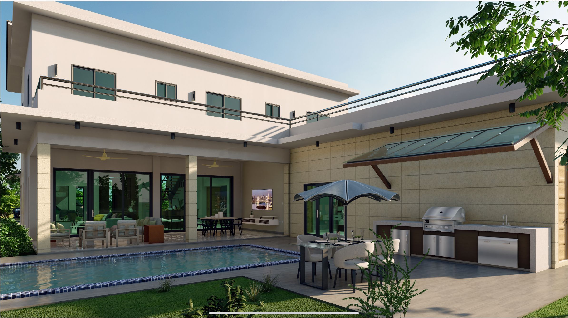 casas vacacionales y villas - Villa a la venta en Punta Cana Village West