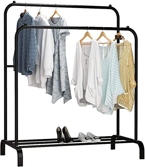 decoración y accesorios - Rack para ropa colgador perchero DOBLE colgar ropa tendedero 1