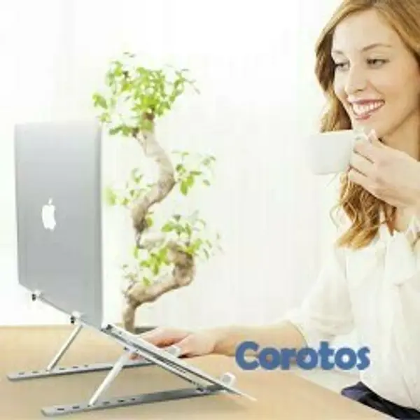 computadoras y laptops - Soporte en aluminio resistente para Macbook,  laptops , tabletas o libros, 5