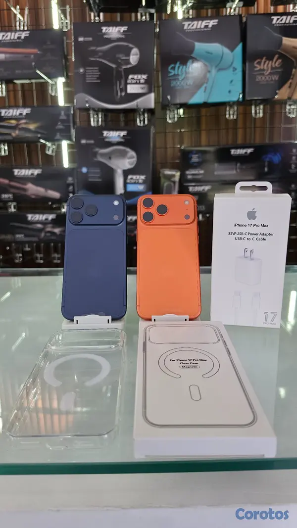 celulares y tabletas - iPhone 17 Pro Max 1TB (1000GB) Naranja y Azul Fact 2