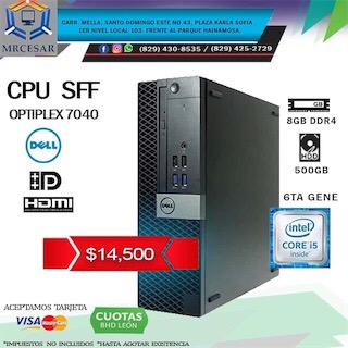 computadoras y laptops - CPU STFF